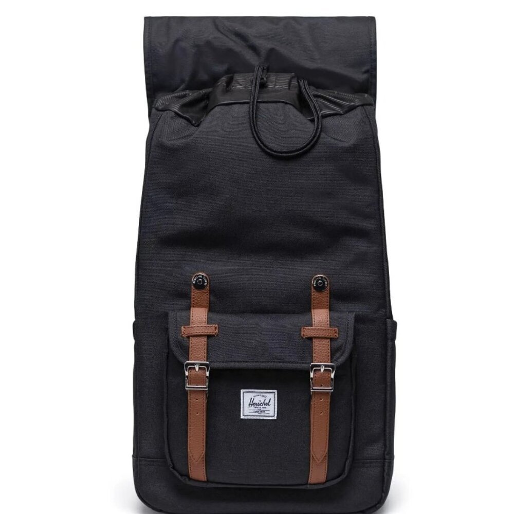 NWT Herschel Little America Backpack Black 30L standard travel unisex - Picture 3 of 4
